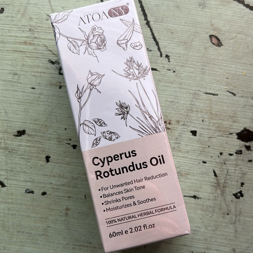 Cyperus Rotundus Oil for unwanted hair reduction 60ml natural skincare